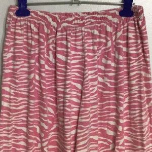 Joe Boxer Bottoms Pink and White Animal Print